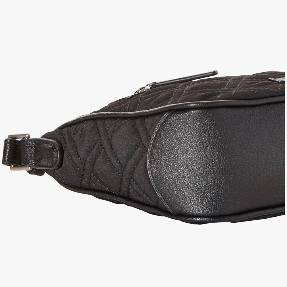 Vera Bradley Mini Vivian Crossbody Black Quilted Lightweight Everyday Bag - Picture 4 of 14